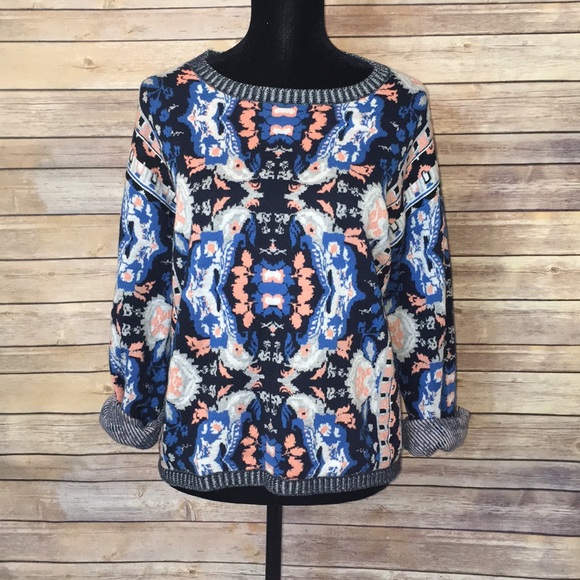 Anthropologie Sweaters - Anthropologie Patterned Sweater Large
